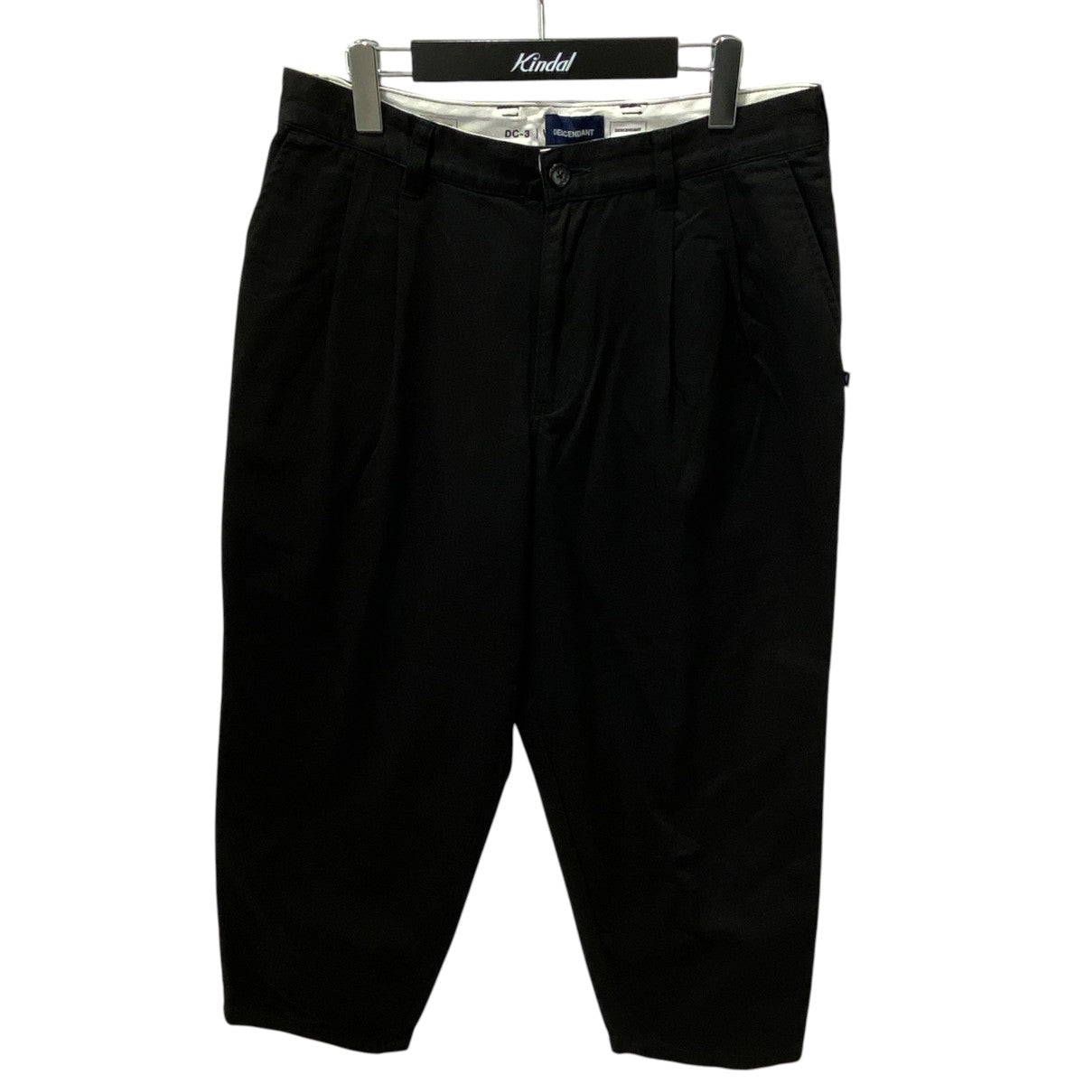 DC-3 ORGANIC COTTON TWILL TROUSERSタックパンツDC-3 WIDE