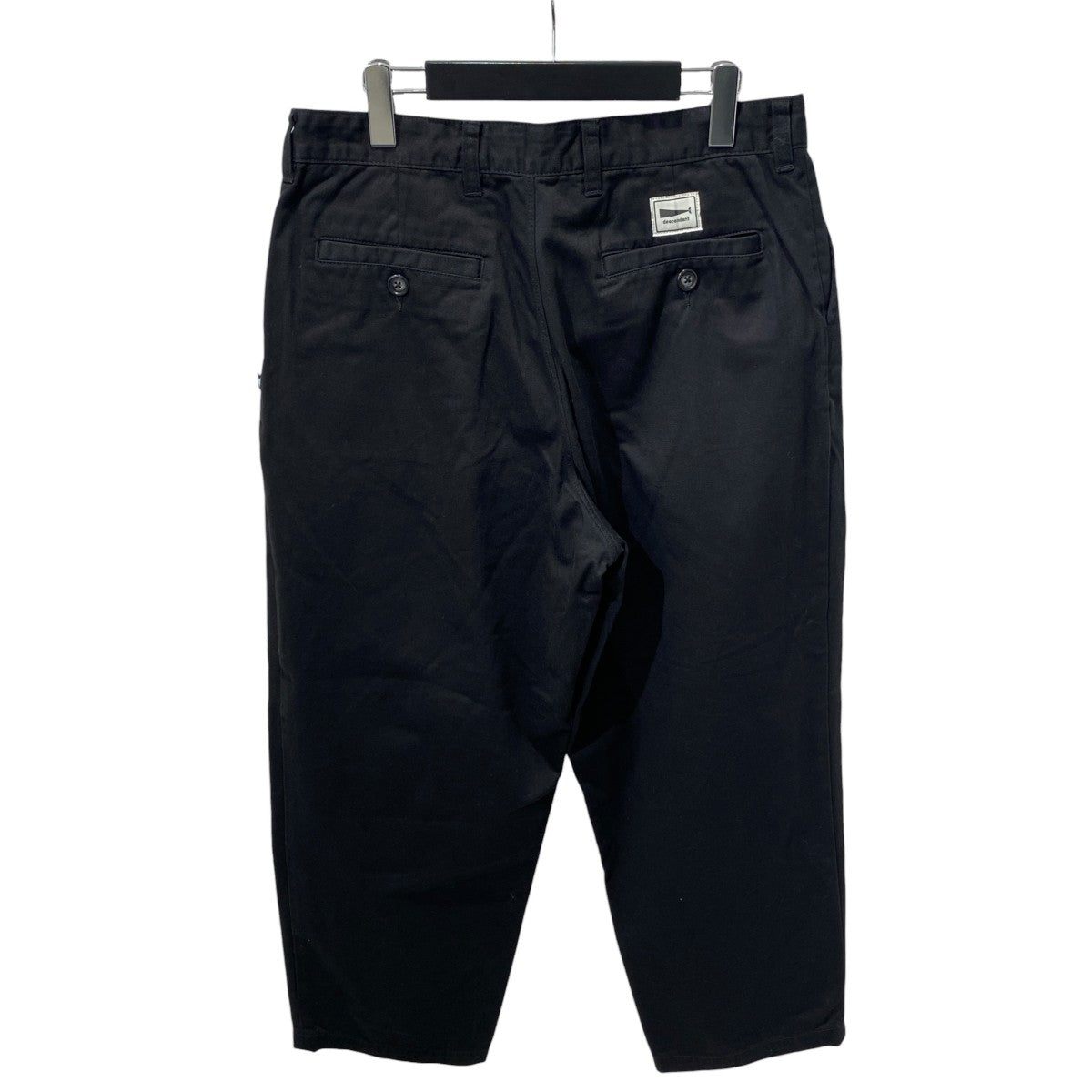 DC-3 ORGANIC COTTON TWILL TROUSERSタックパンツDC-3 WIDE