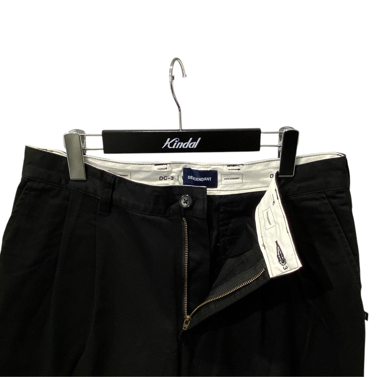 DC-3 ORGANIC COTTON TWILL TROUSERSタックパンツDC-3 WIDE