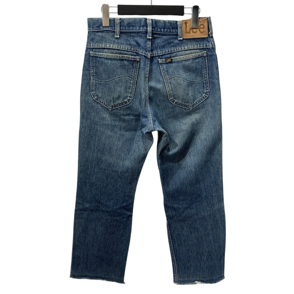 80sUSA製 42TALONストライプデニムパンツ200-3143