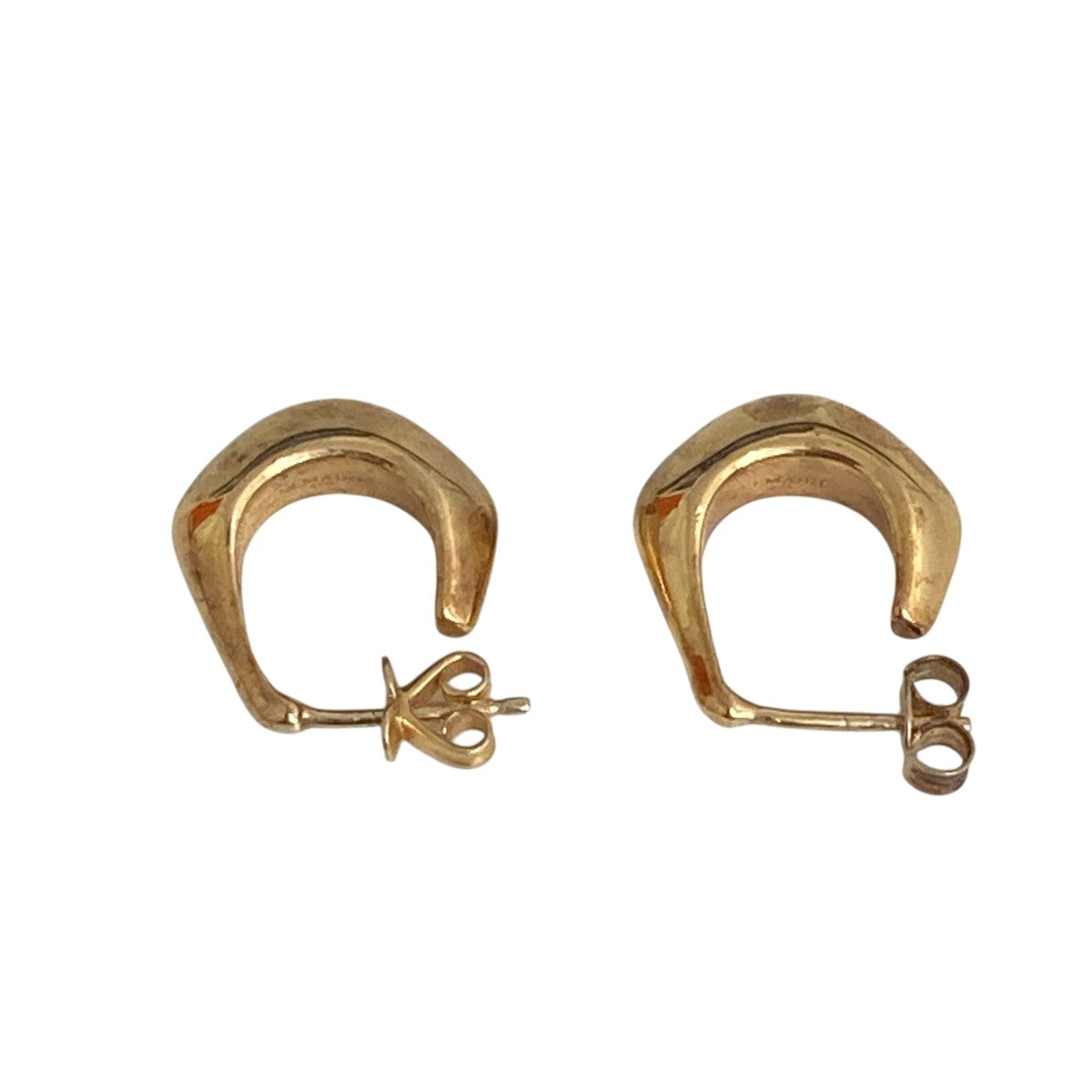 LEMAIRE CURVED MINI DROP EARRING IN VERMEILピアス 古着・中古-1枚目のアイテム画像