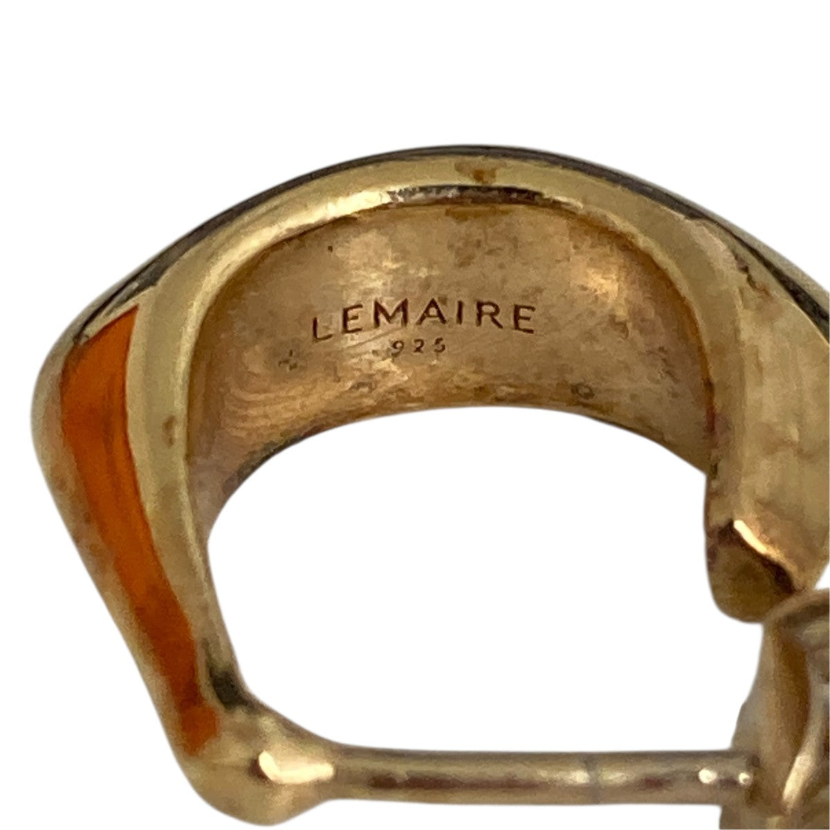 LEMAIRE CURVED MINI DROP EARRING IN VERMEILピアス 古着・中古-5枚目のアイテム画像