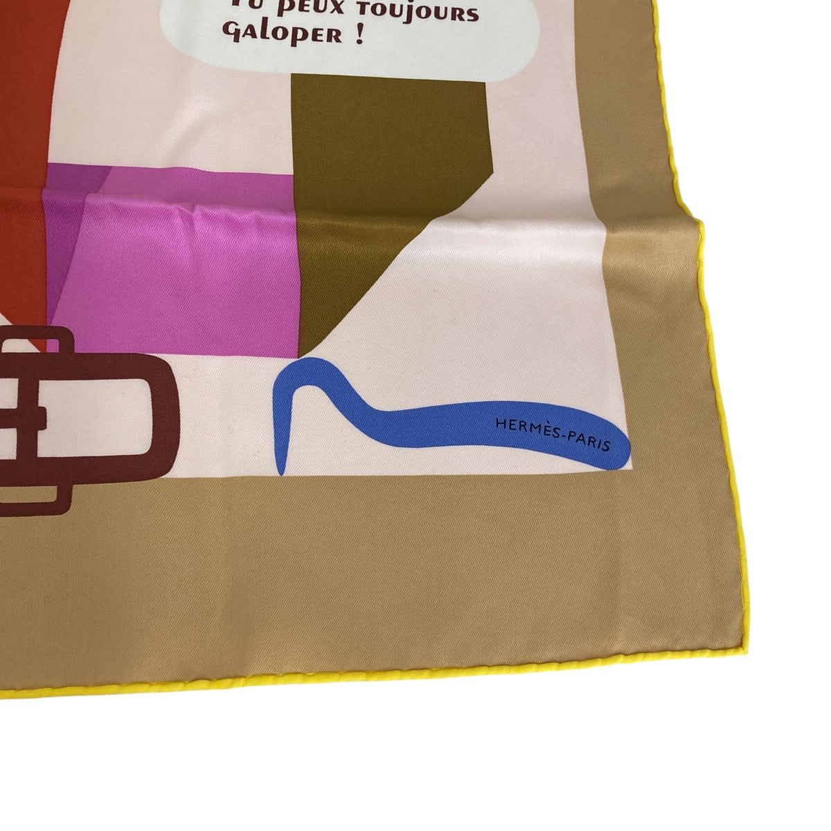 HERMES 23AWカレ 70 イズ・ディス・ア・ラブストーリー?スカーフ 古着・中古-5枚目のアイテム画像