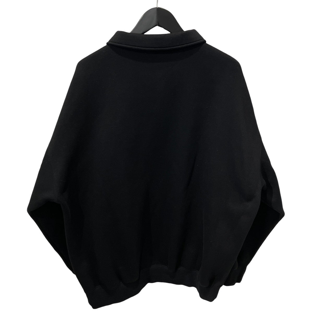 OG ZIP POLO SWEAT BLACKジップアップジャケットLG-010SW-25