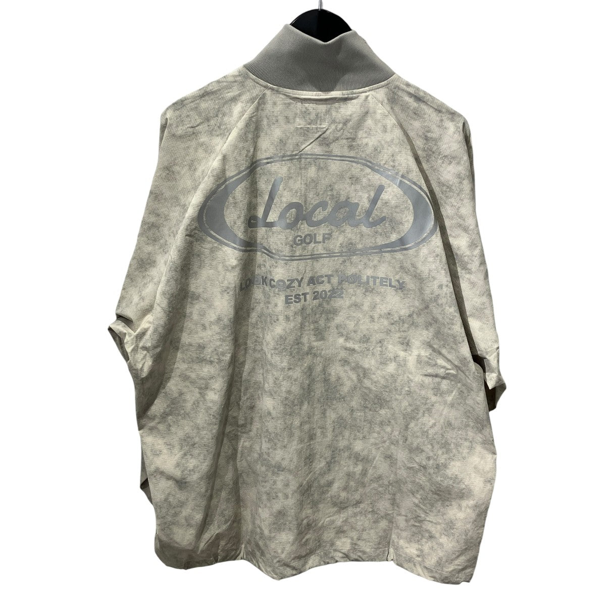 26SSLOCLBL02 2GR HALF ZIP TIE-DYE PULLOVERプルオーバージャケット