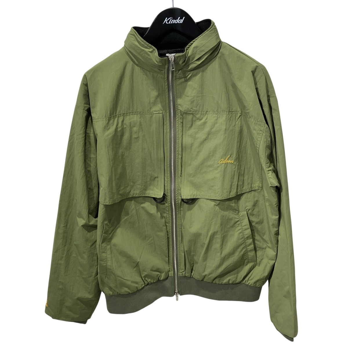 UTILITY JACKET OLIVEジップアップジャケットad2417