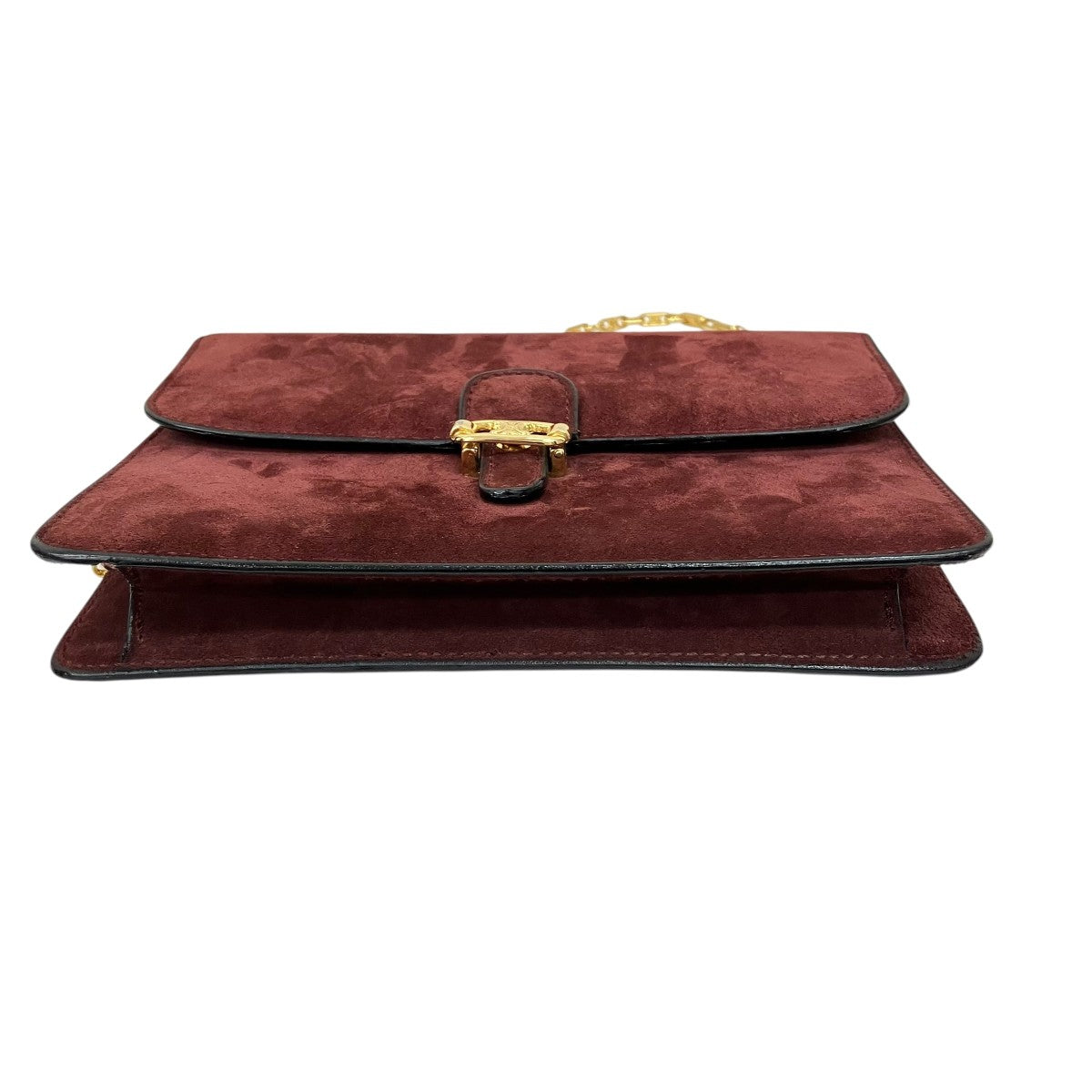 CELINE チェーンショルダーバッグBORDEAUX 古着・中古-4枚目のアイテム画像