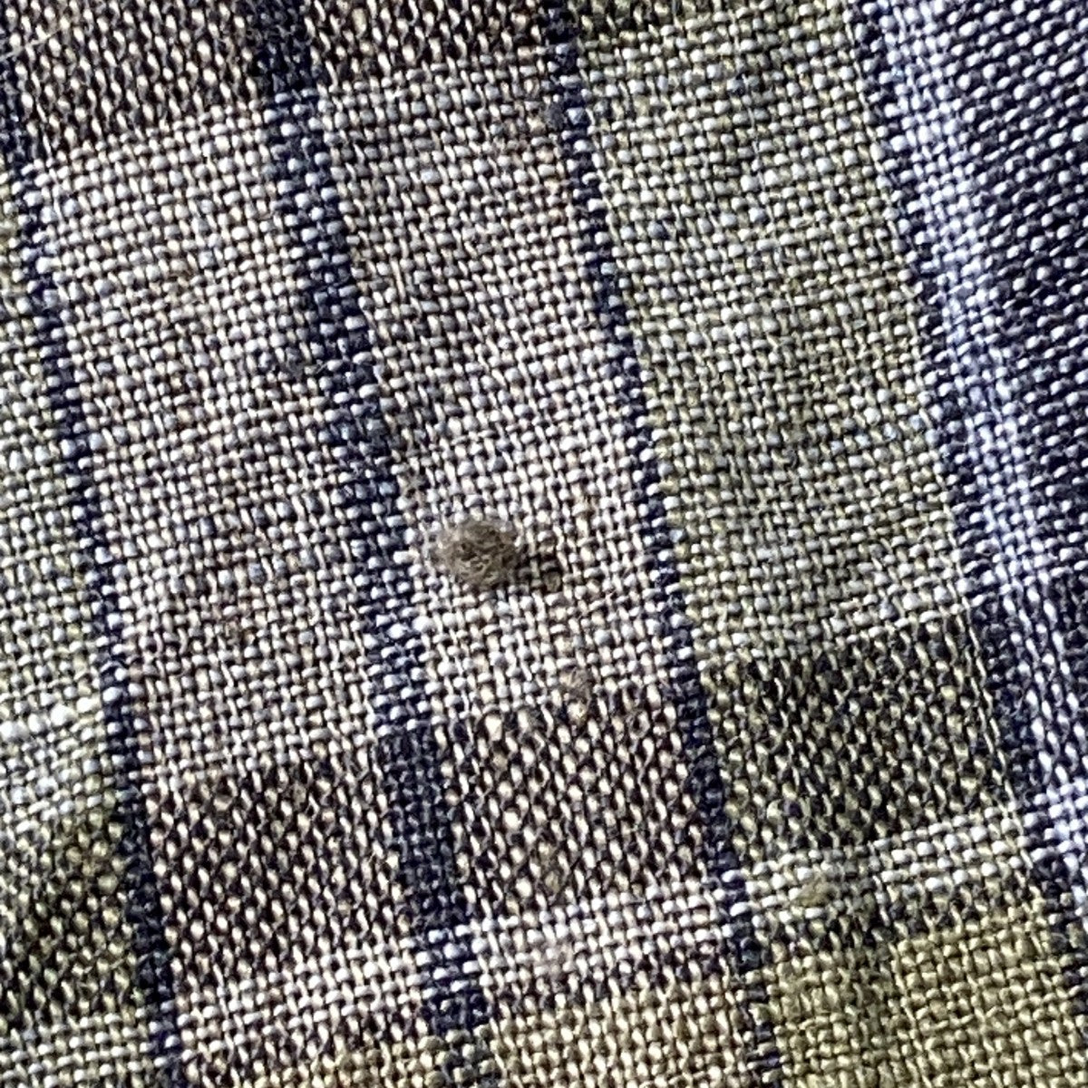 ts(s) 26SSWashed Linen Tartan Plaid Cloth Stand Collar Caftan ShirtチェックシャツYT54CS01 古着・中古-5枚目のアイテム画像