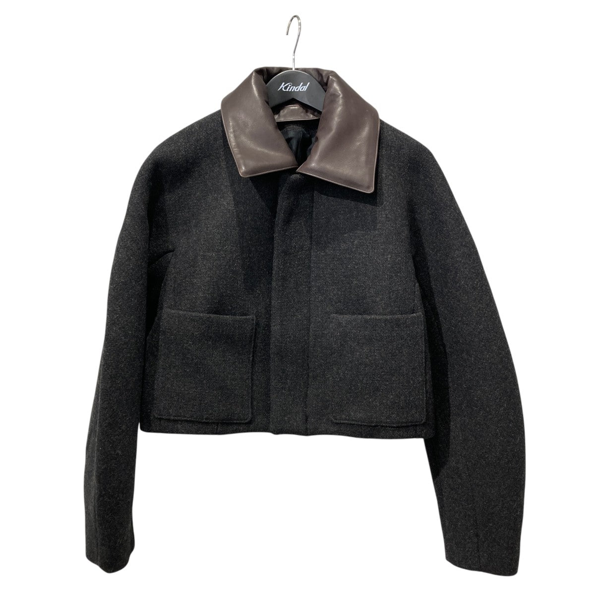 25AWSHETLAND WOOL DOUBLE CLOTH BLOUSONジャケットA25AB04HD