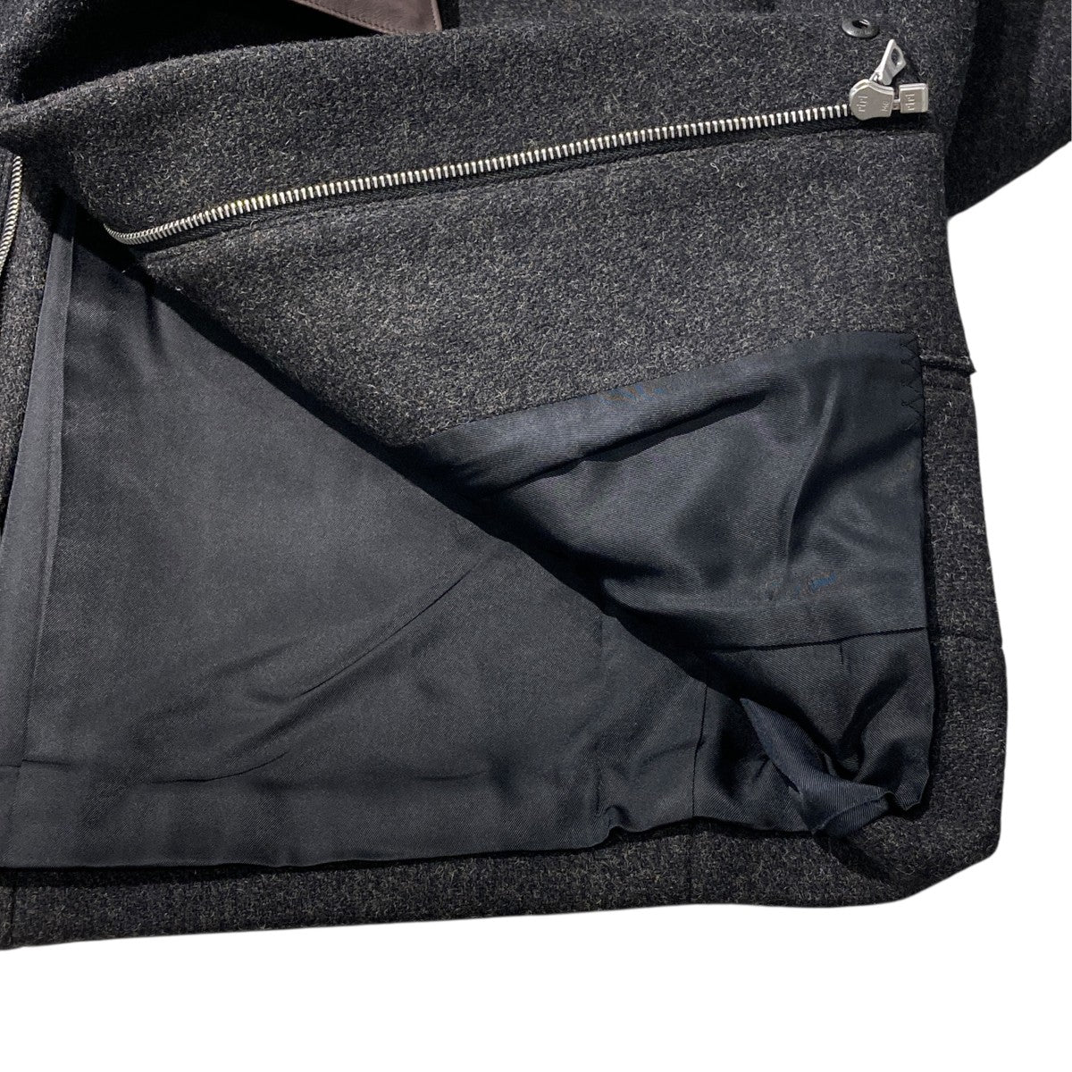 25AWSHETLAND WOOL DOUBLE CLOTH BLOUSONジャケットA25AB04HD
