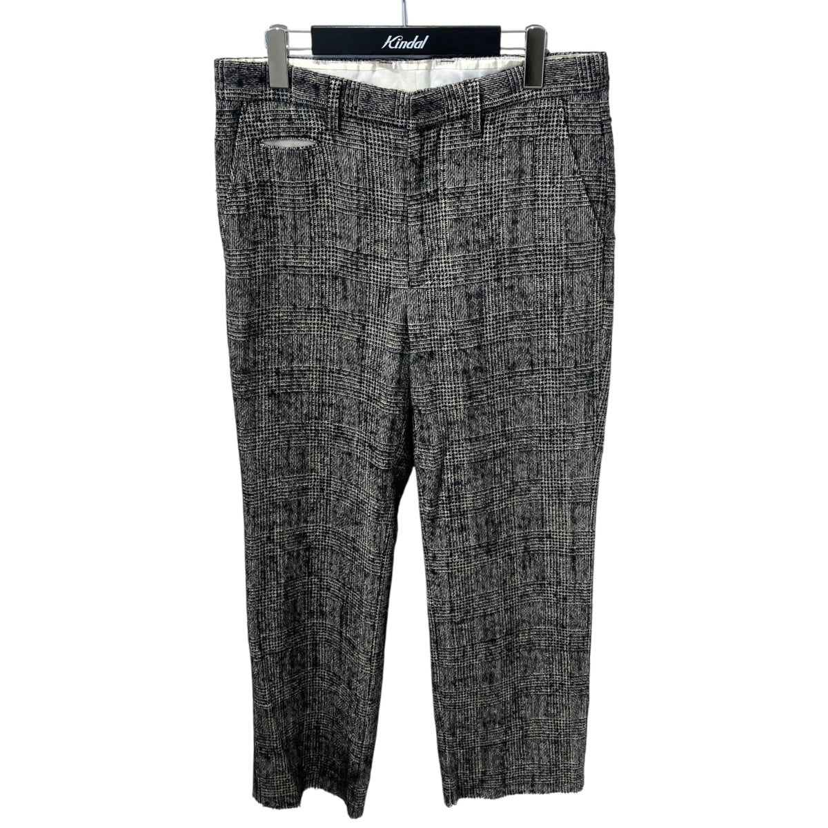ウールアルパカグレンチェックツイードパンツMID18AW-P04A