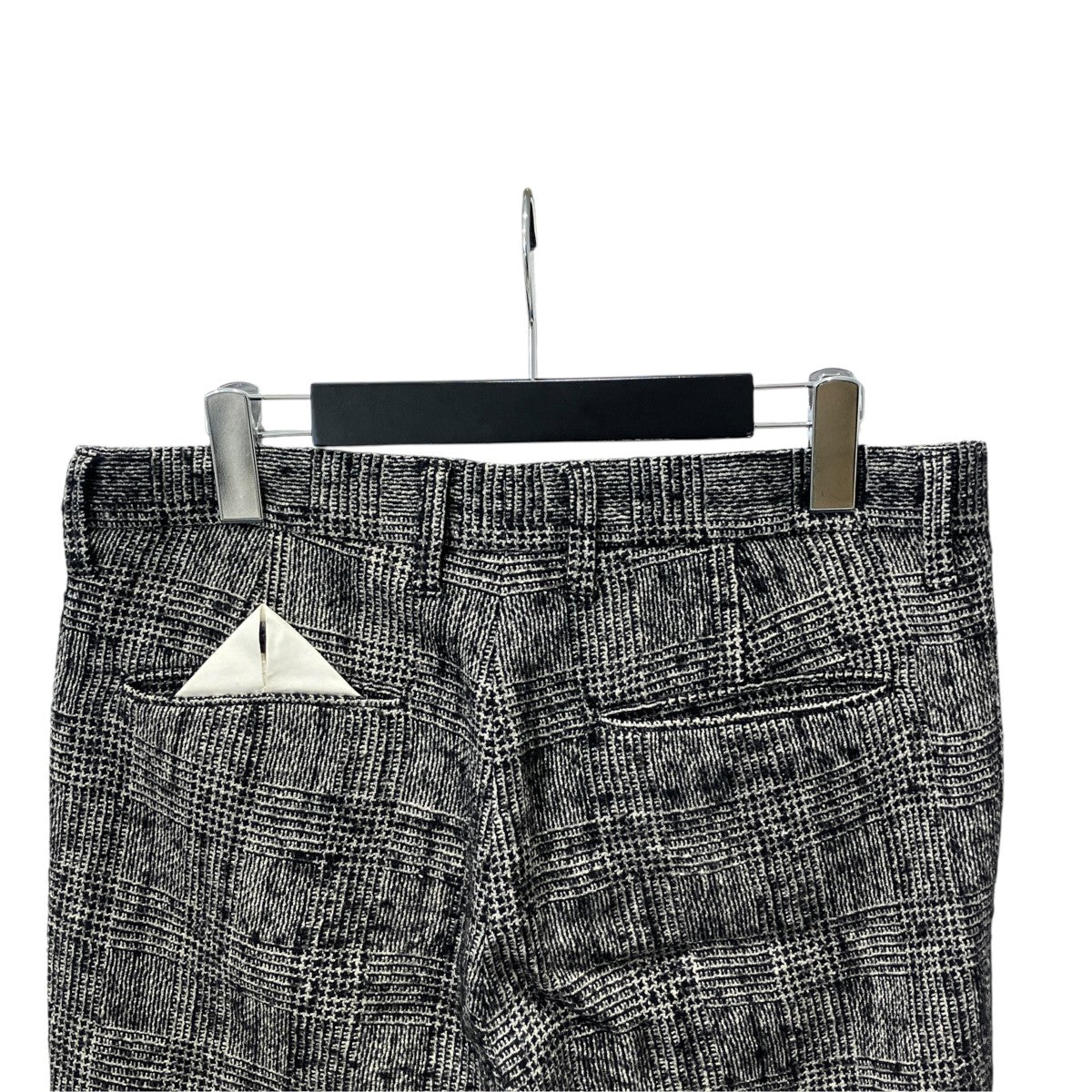ウールアルパカグレンチェックツイードパンツMID18AW-P04A