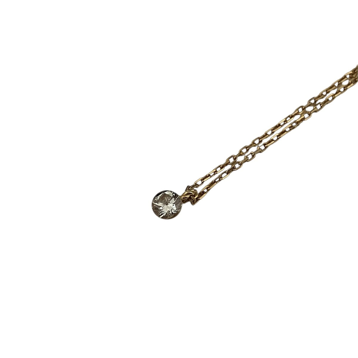K18ダイヤモンドネックレス（0．1ct）ネックレス