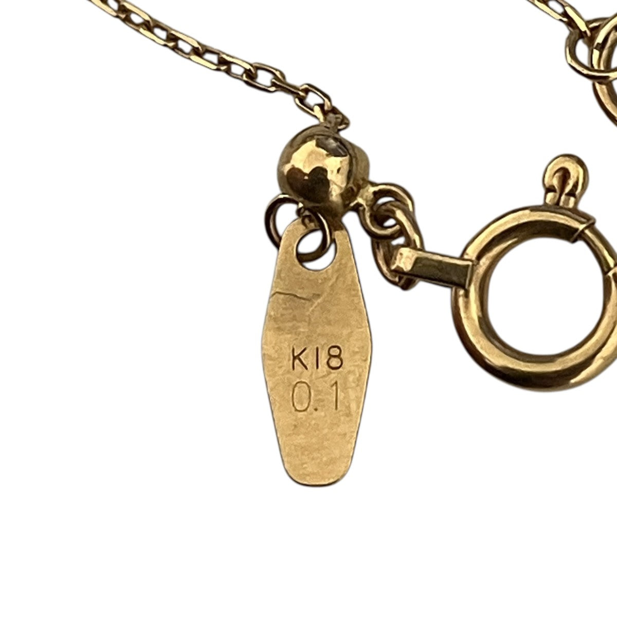 K18ダイヤモンドネックレス（0．1ct）ネックレス