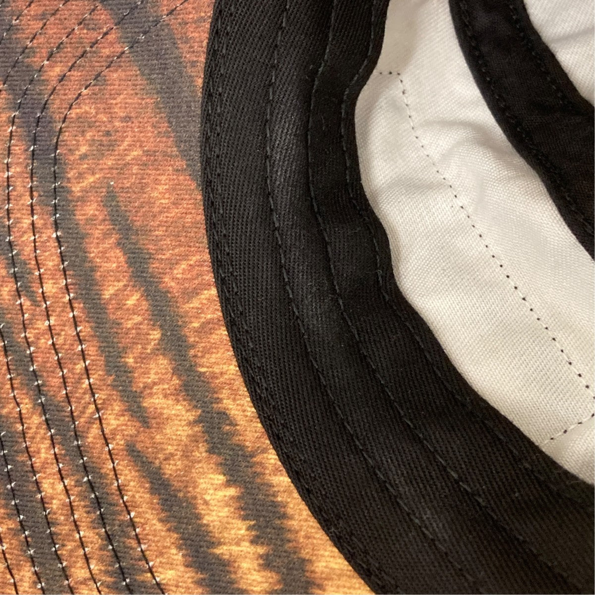 25AWWashed Chino Twill Camp Capタイガー柄キャップ