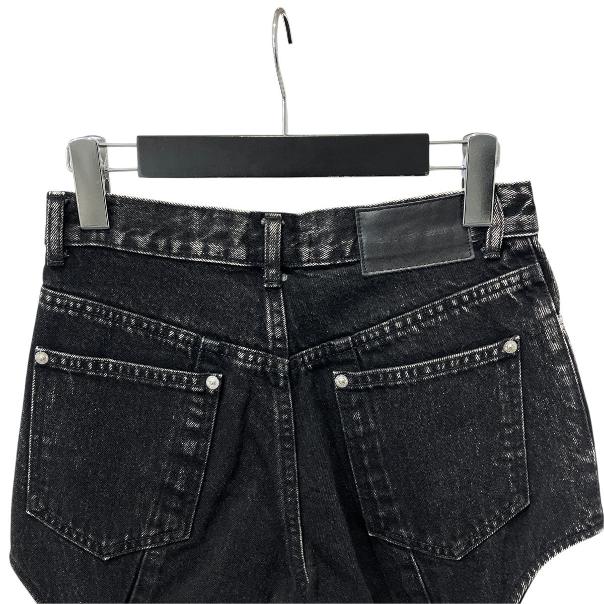 Hollowed out denim pantsブラックデニム2C022-0323-36