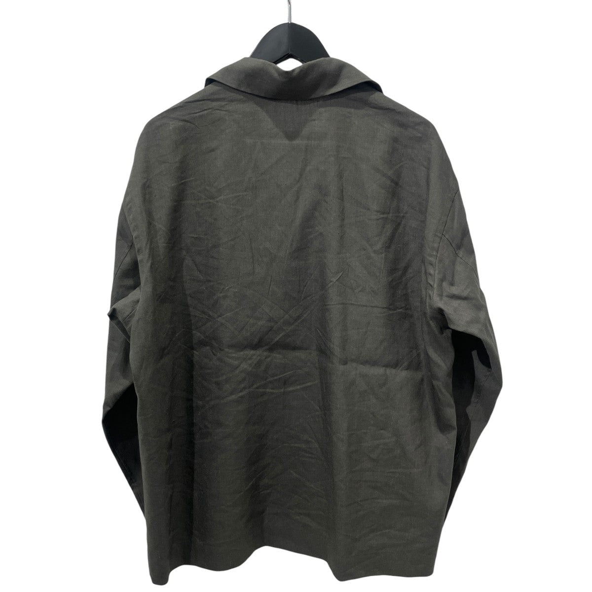 26AWLINEN WOOL SILK PLAINWEAVE SHIRT長袖シャツ579-6250201