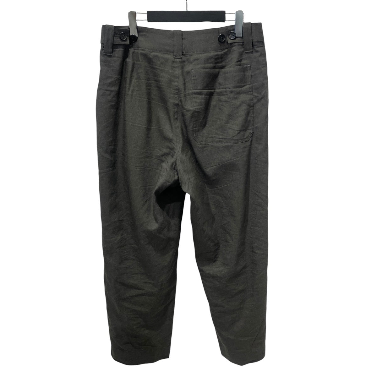 26AWLINEN WOOL SILK PLAINWEAVE TROUSERSトラウザーパンツ579-6240201