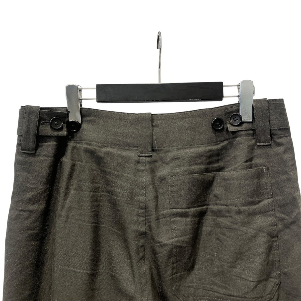 26AWLINEN WOOL SILK PLAINWEAVE TROUSERSトラウザーパンツ579-6240201