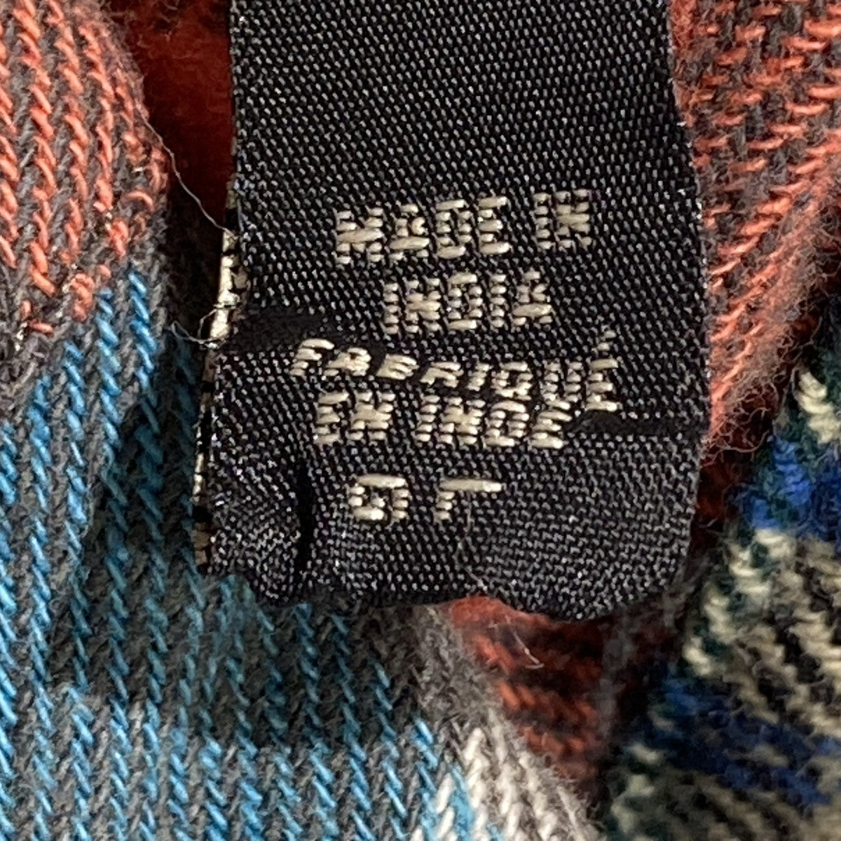 RRL マットロックパッチワークネルシャツ 古着・中古-5枚目のアイテム画像