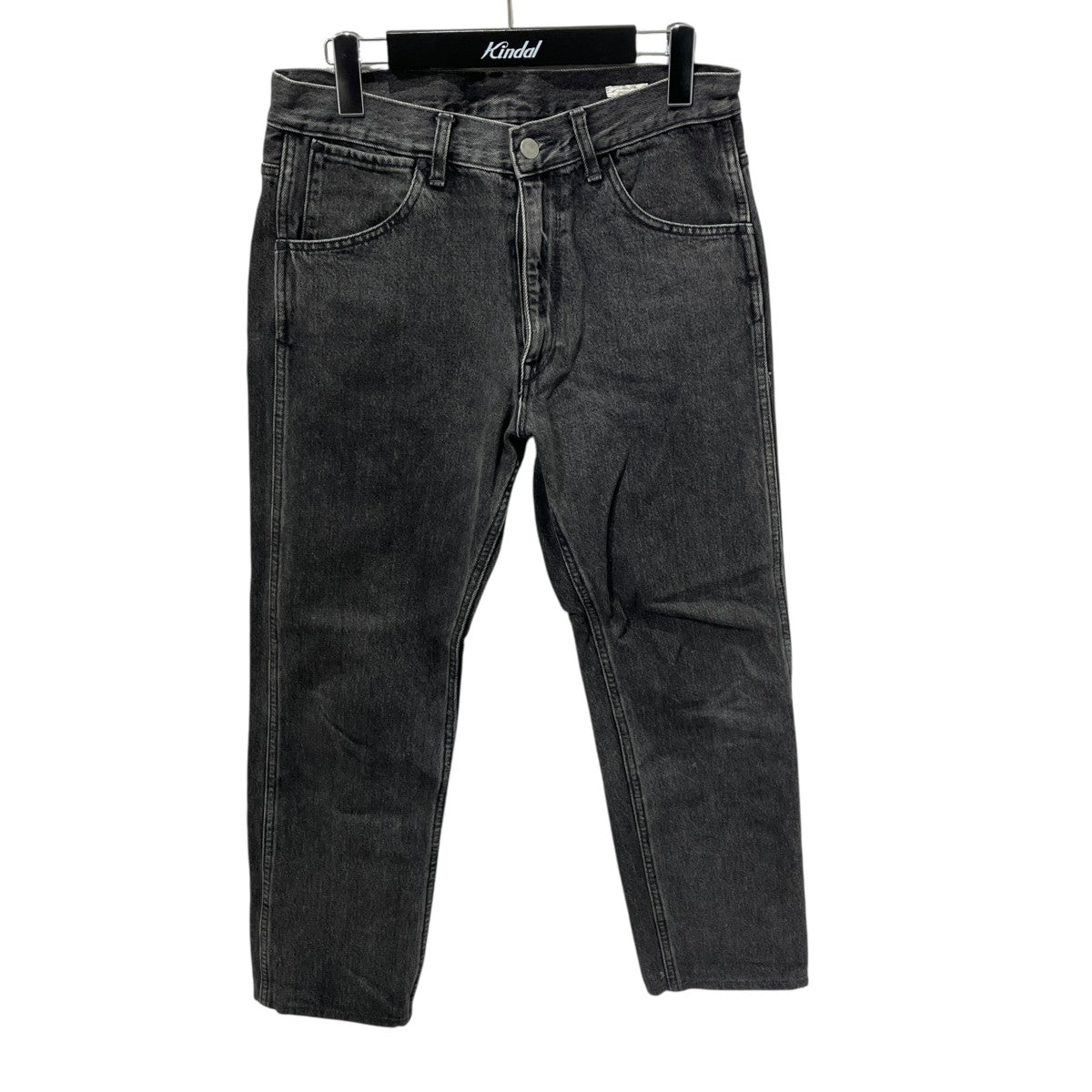 COMOLI ブラックデニム 5ポケットパンツデニムパンツJ03-03008