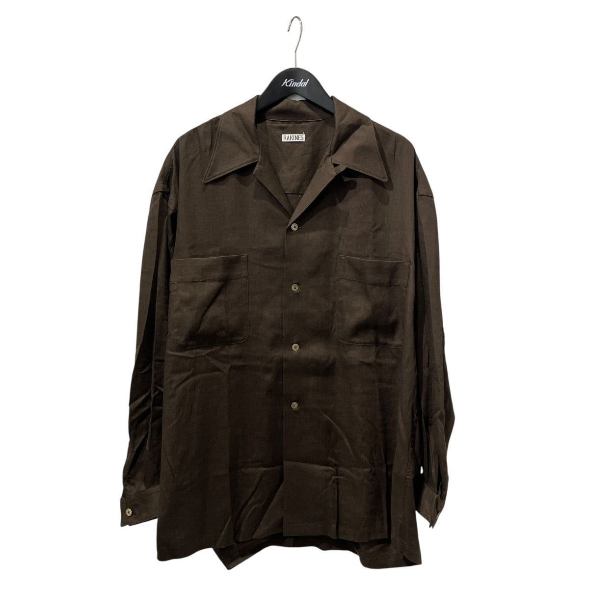 Rayon × Linen Oxford - Dannyオープンカラーシャツ15S26HN356S