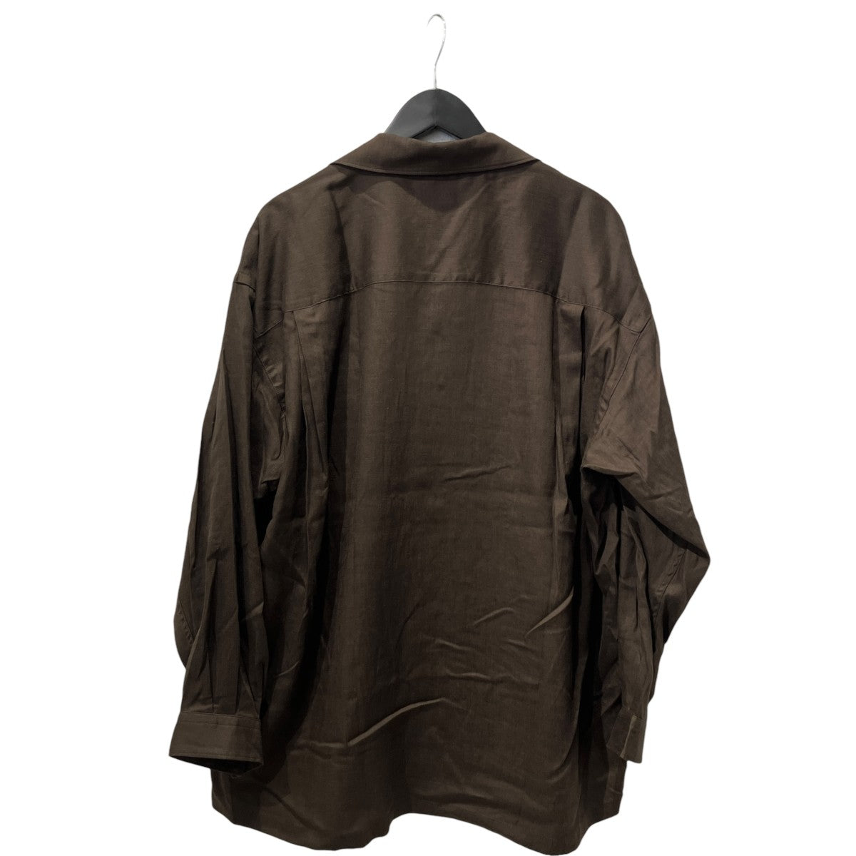 Rayon × Linen Oxford - Dannyオープンカラーシャツ15S26HN356S