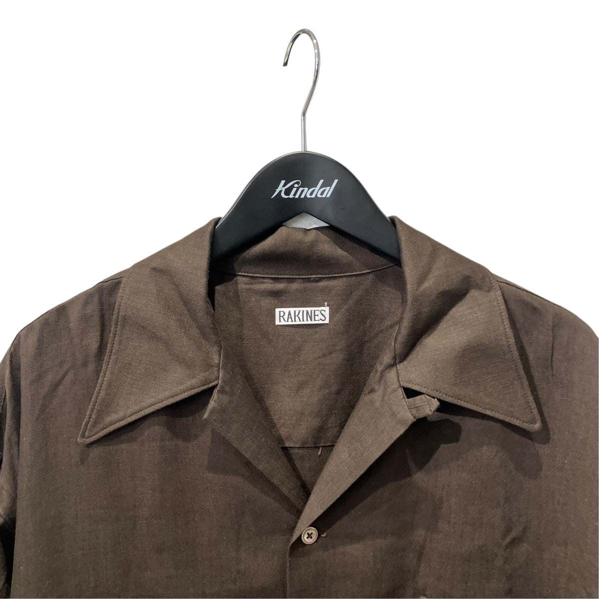 Rayon × Linen Oxford - Dannyオープンカラーシャツ15S26HN356S