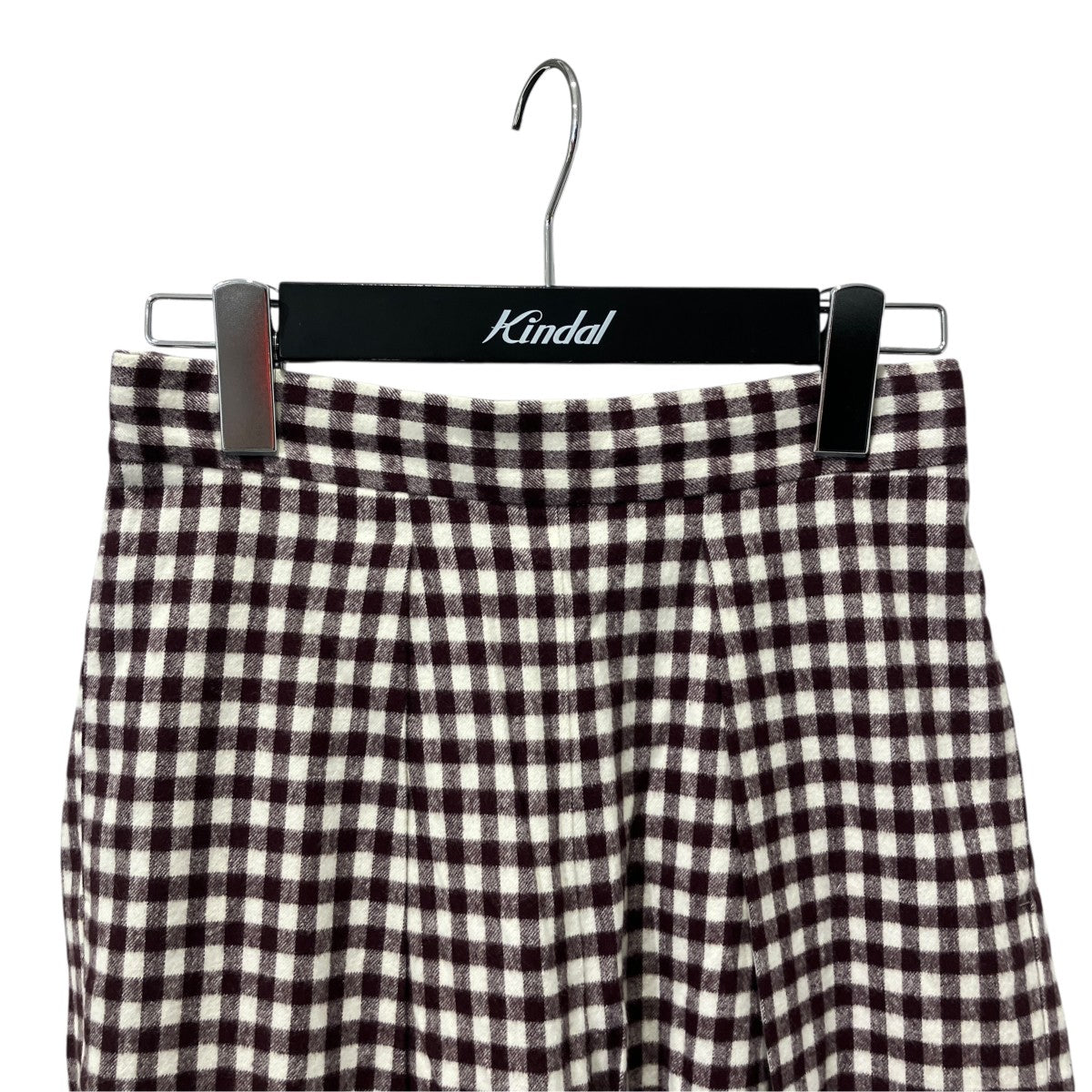 Cotton rayon check flannnel gathered pantsチェックパンツPA24-PT05