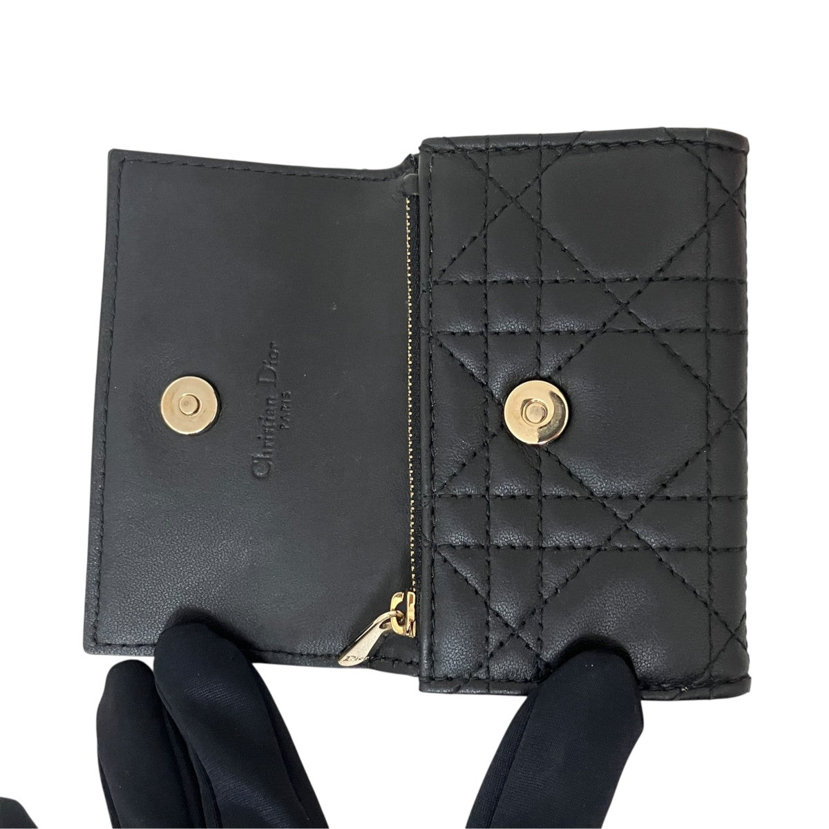 My Dior カナージュ2つ折り財布47-MA-0253