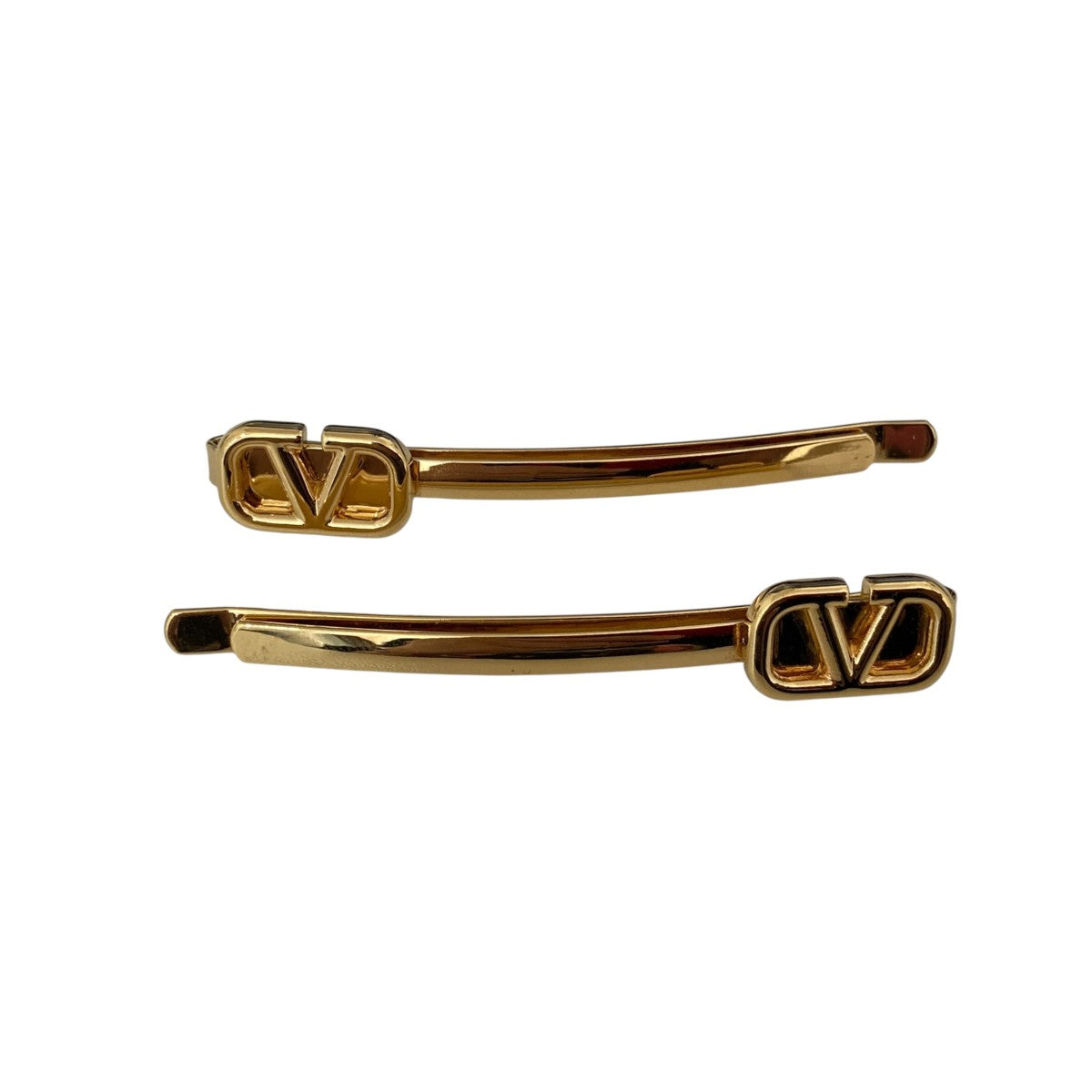 VALENTINO Vロゴ シグネチャー メタル ヘアクリップヘアクリップ4W2J0V50MET_CS4 古着・中古-1枚目のアイテム画像