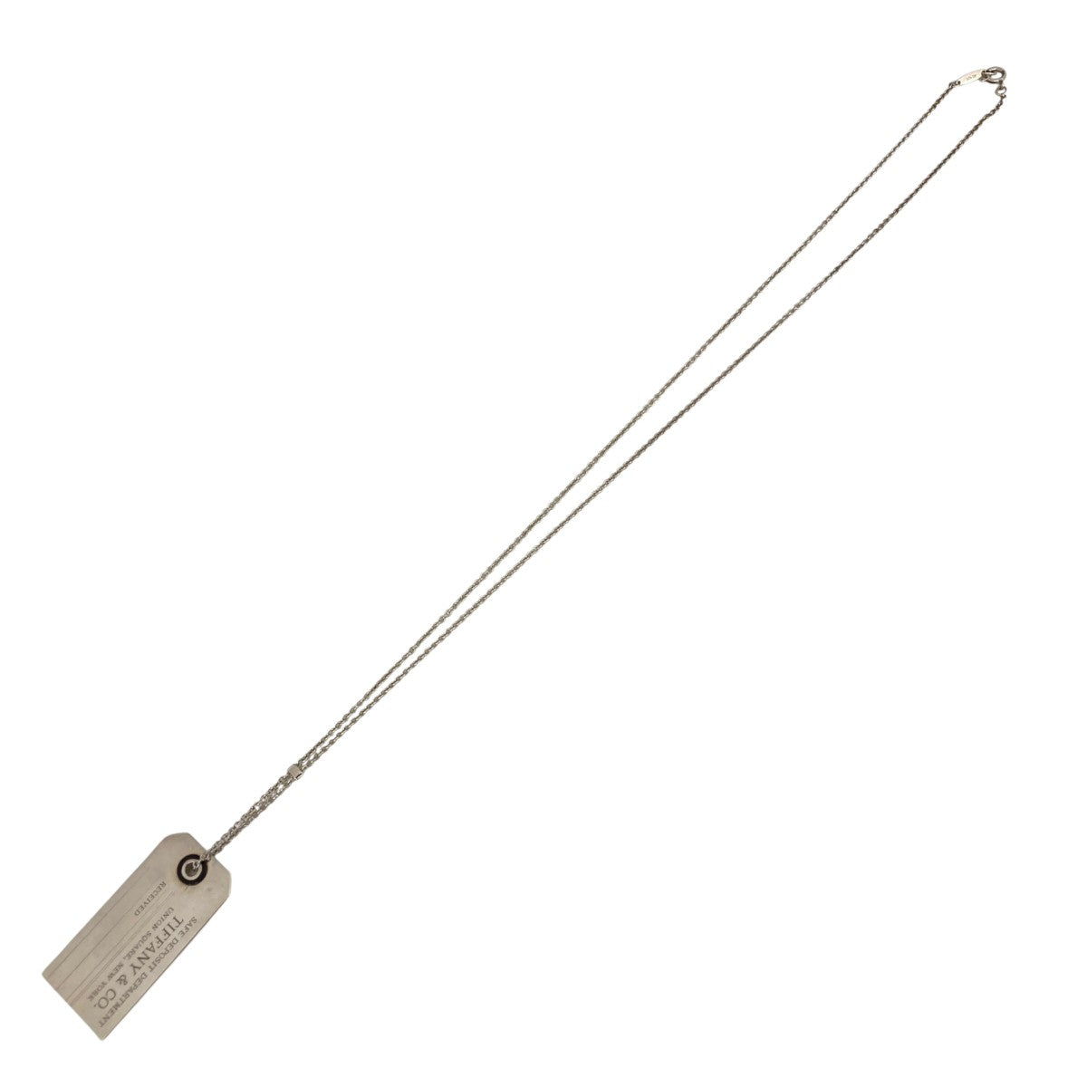 Tiffany ＆ Co． プライスタグペンダントネックレスネックレス 古着・中古-1枚目のアイテム画像