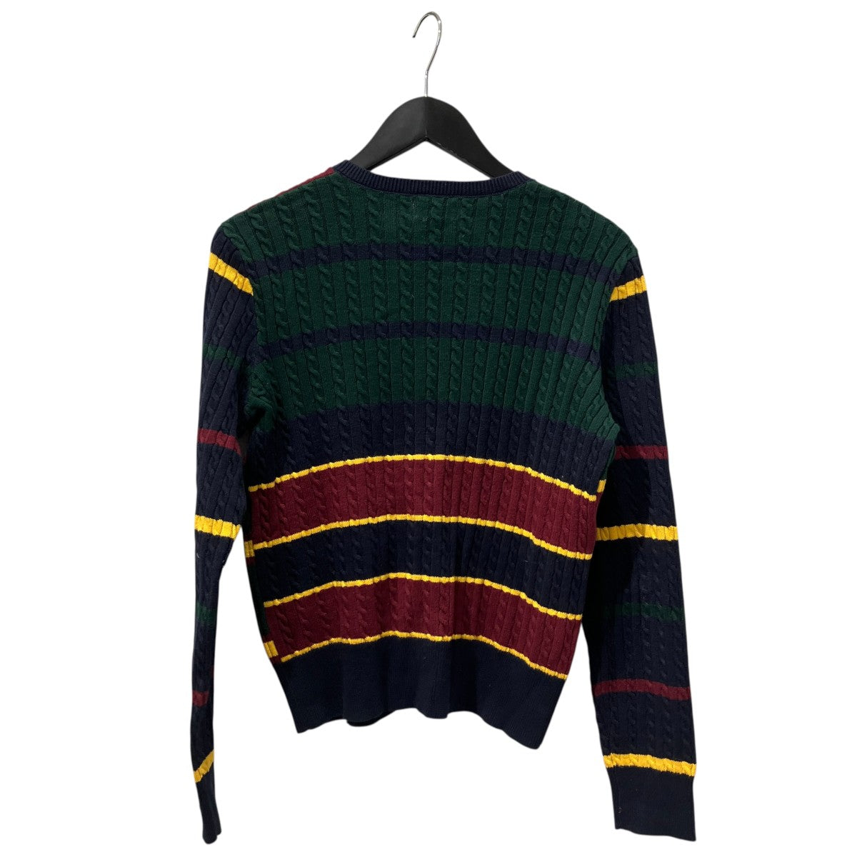 STRIPMINICAB  SWEATER CARDIGANマルチボーダーカーディガン0200016587