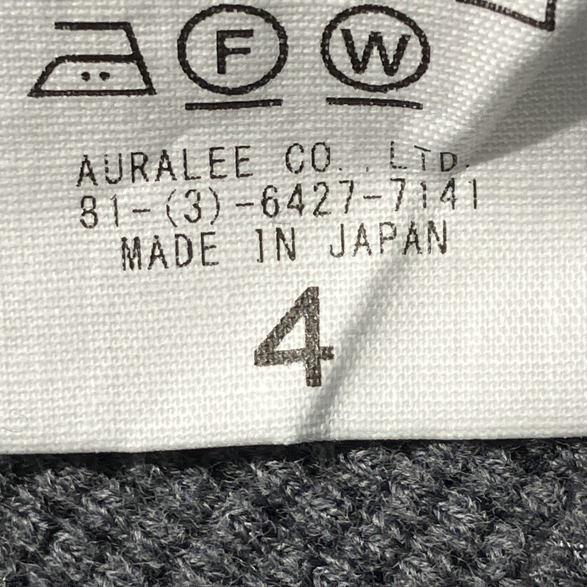 24AWWOOL COTTON THERMAL P OニットA24AP01HK