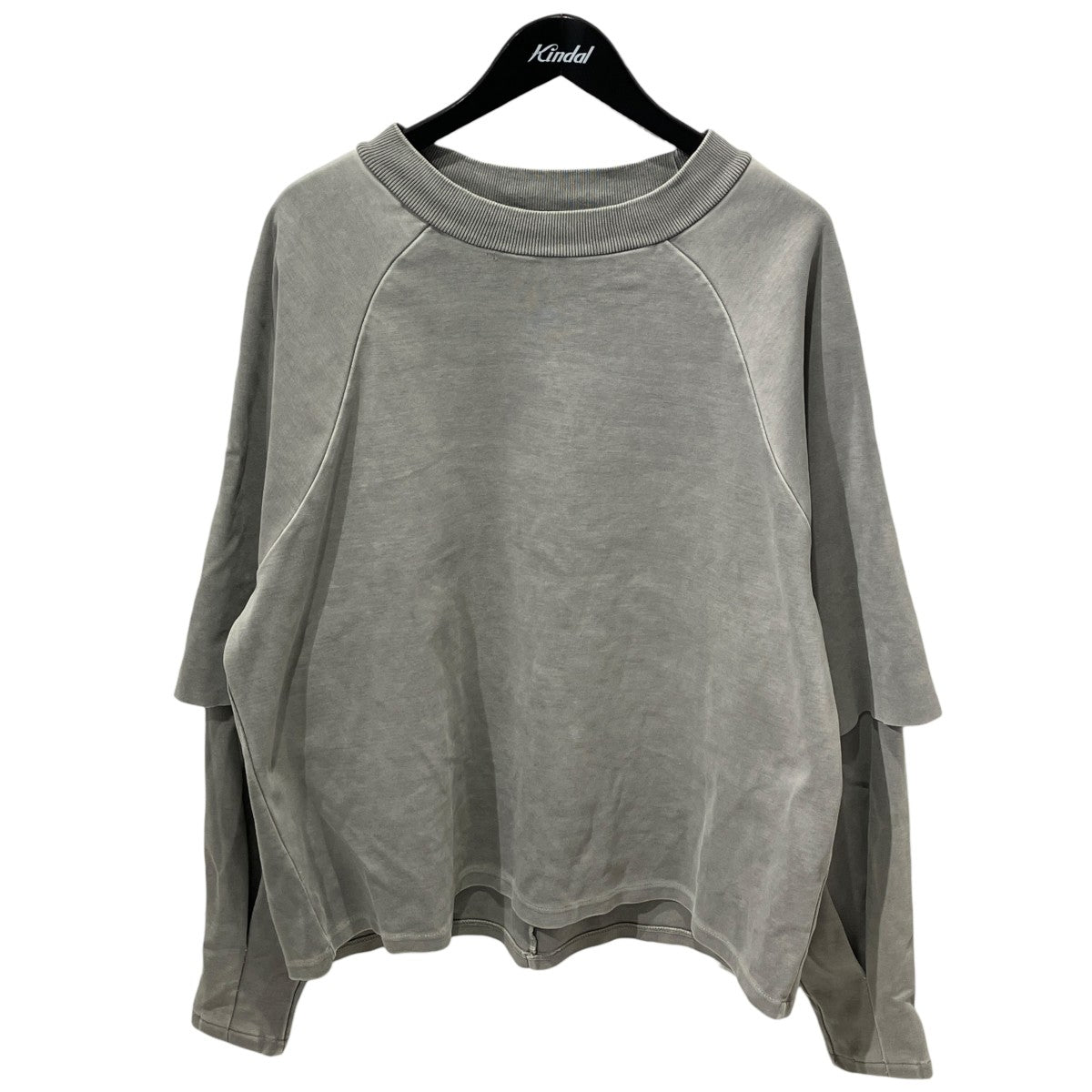 25SSRaglan Layered Long Sleeve長袖カットソー75-14-0065-428