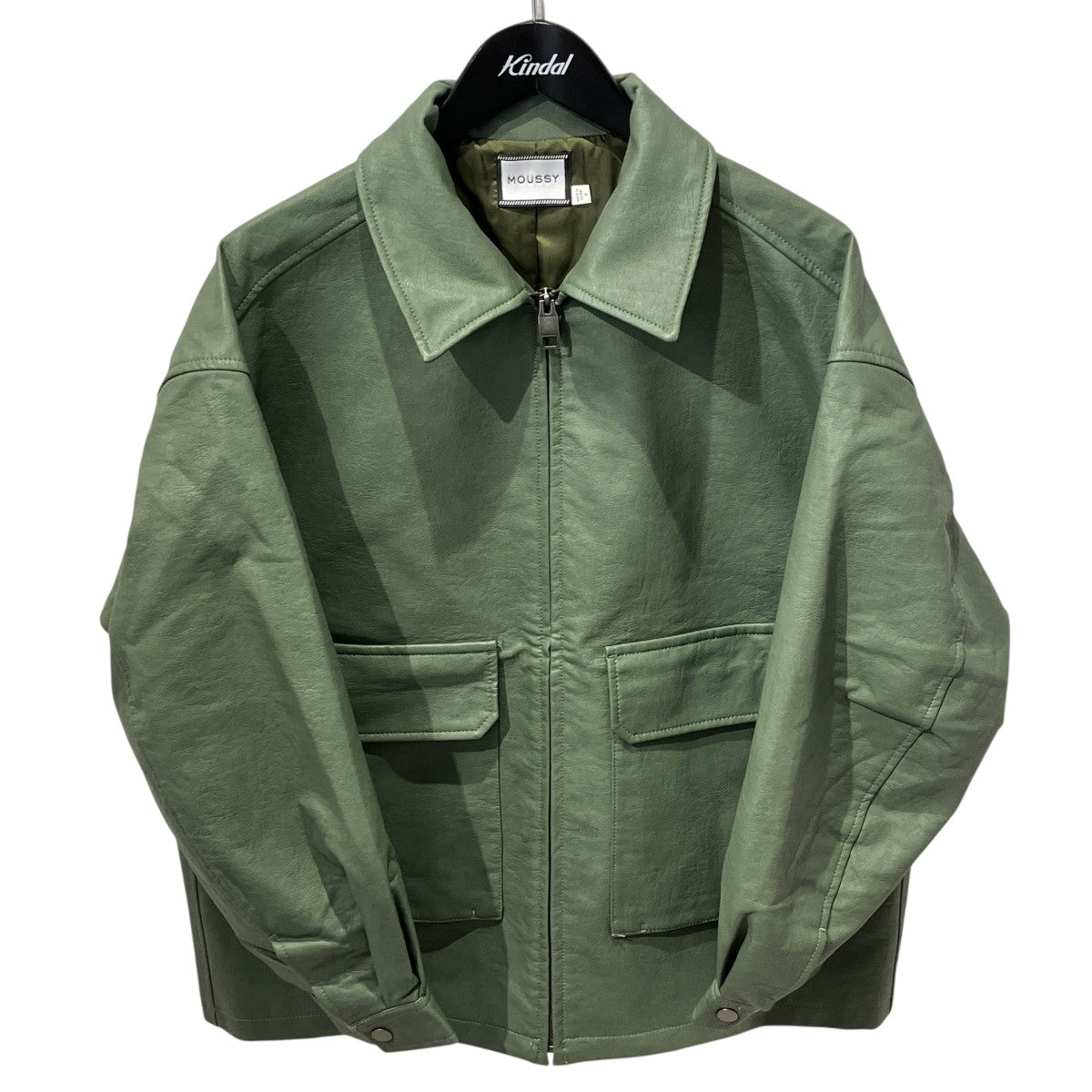 FAUX LEATHER BIG JACKETレザージャケット010GA630-6320