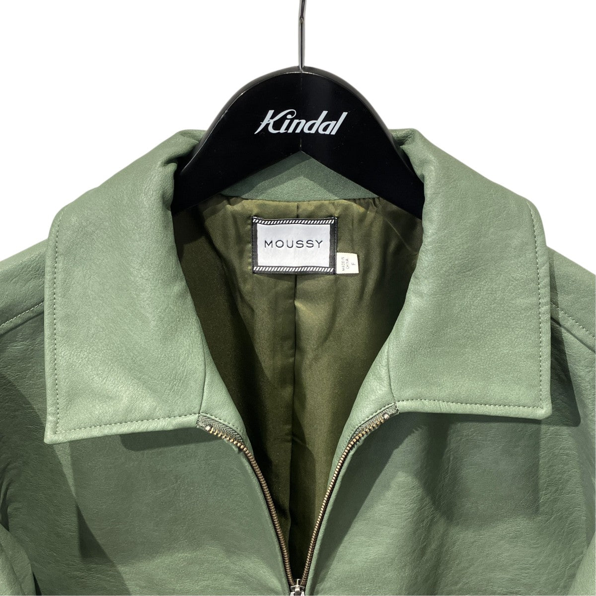 FAUX LEATHER BIG JACKETレザージャケット010GA630-6320