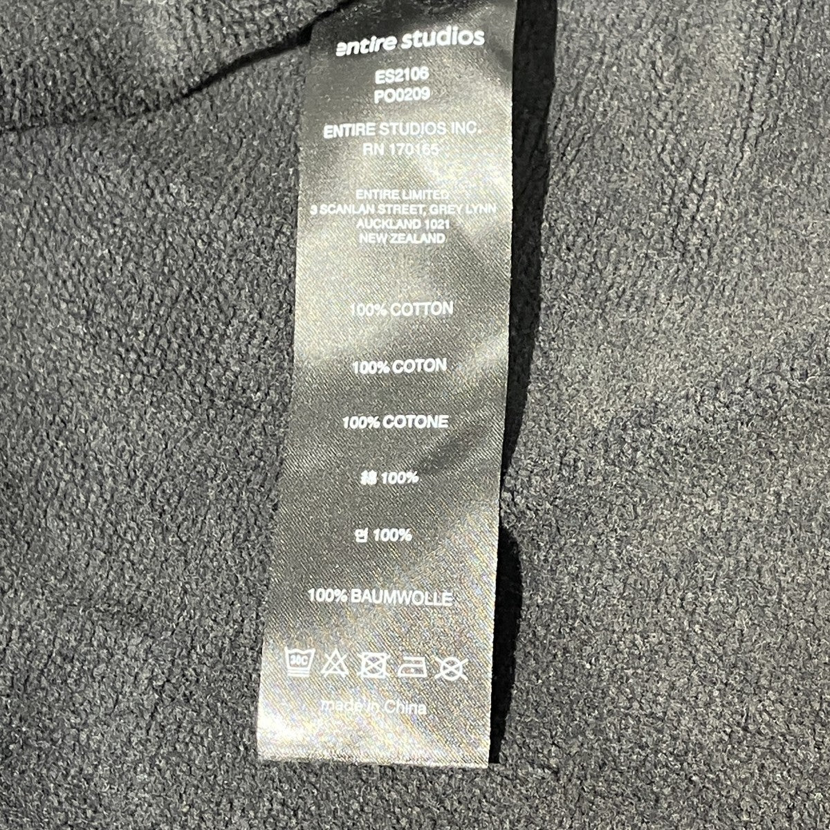 FULL ZIP PARKAジップアップパーカーES2106
