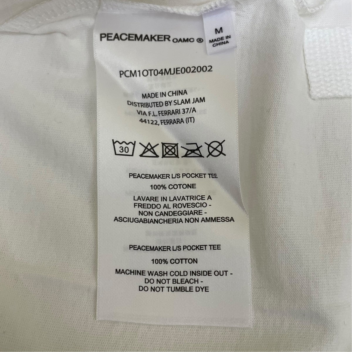 Peacemaker L S Pocket TeeI長袖TシャツPCM1OT04MJE002002
