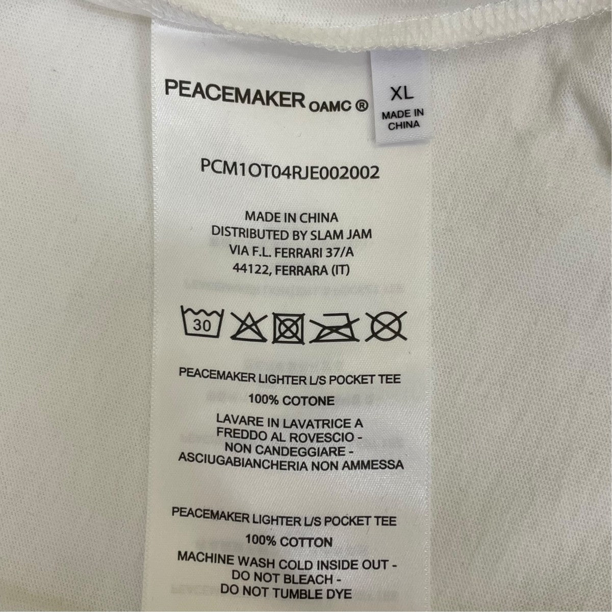 Peacemaker L S Pocket TeeI長袖TシャツPCM1OT04MJE002002
