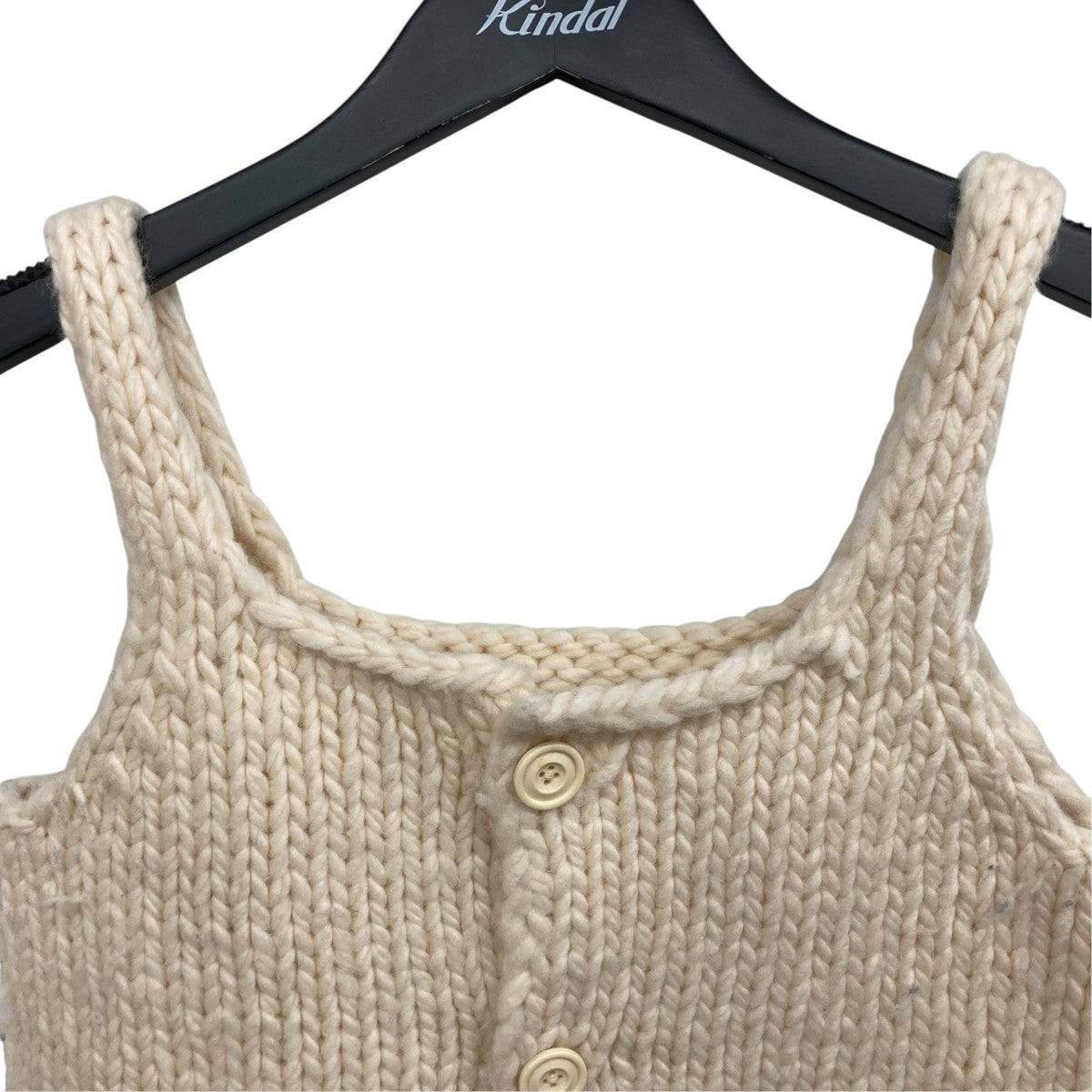 hand knit acocoニットベスト4010800250