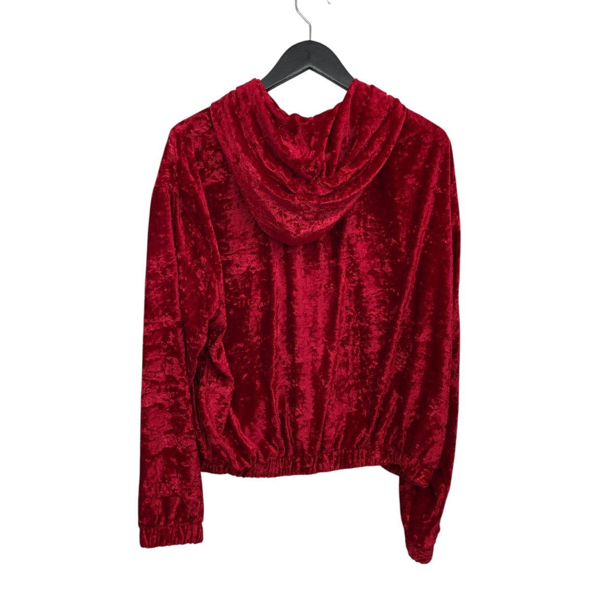 5A003-0425-06 CRUSHED VELVET ZIP-UP HOODIEジップパーカー