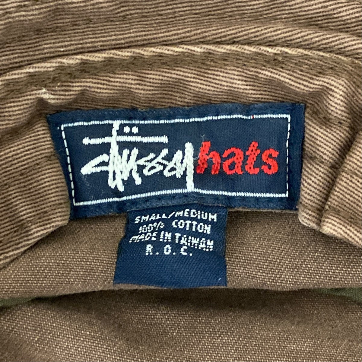 OLD STUSSY刺繍バケットハット1321023