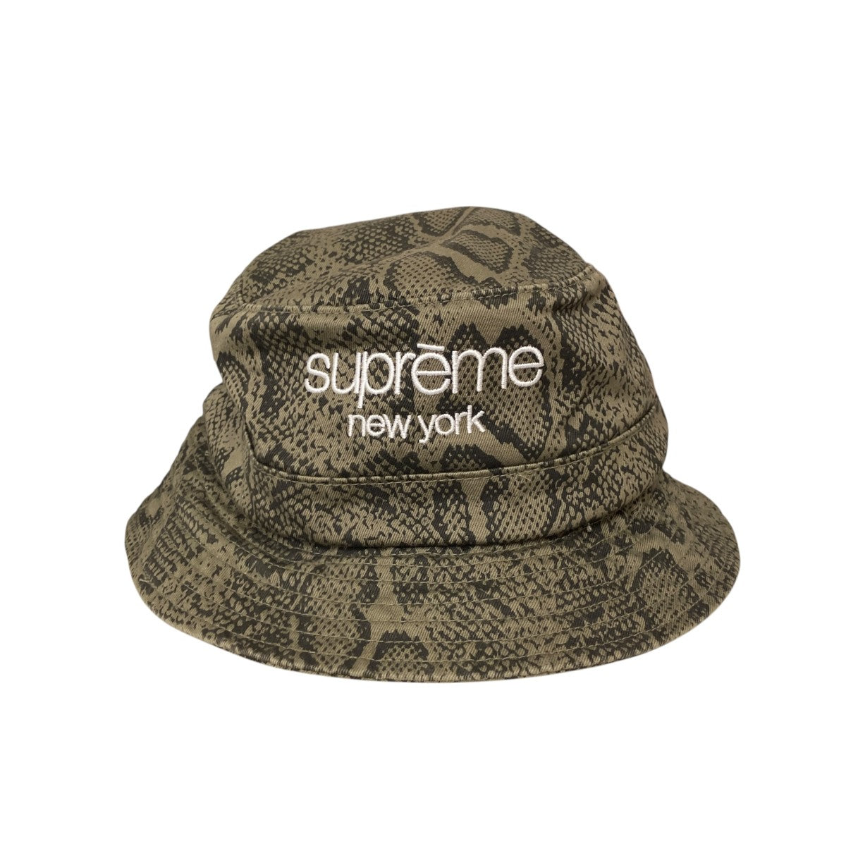 24SSCHINO TWILL CRUSHER SNAKEハット