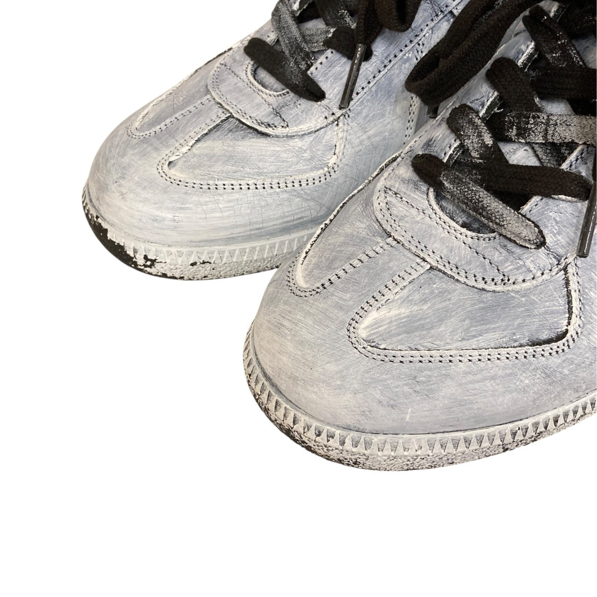 Replica ペイント加工ローカットスニーカーS37WS0566