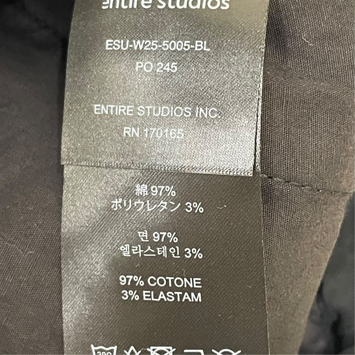 BOXING SHORTSハーフパンツESU-W25-5005-BLM
