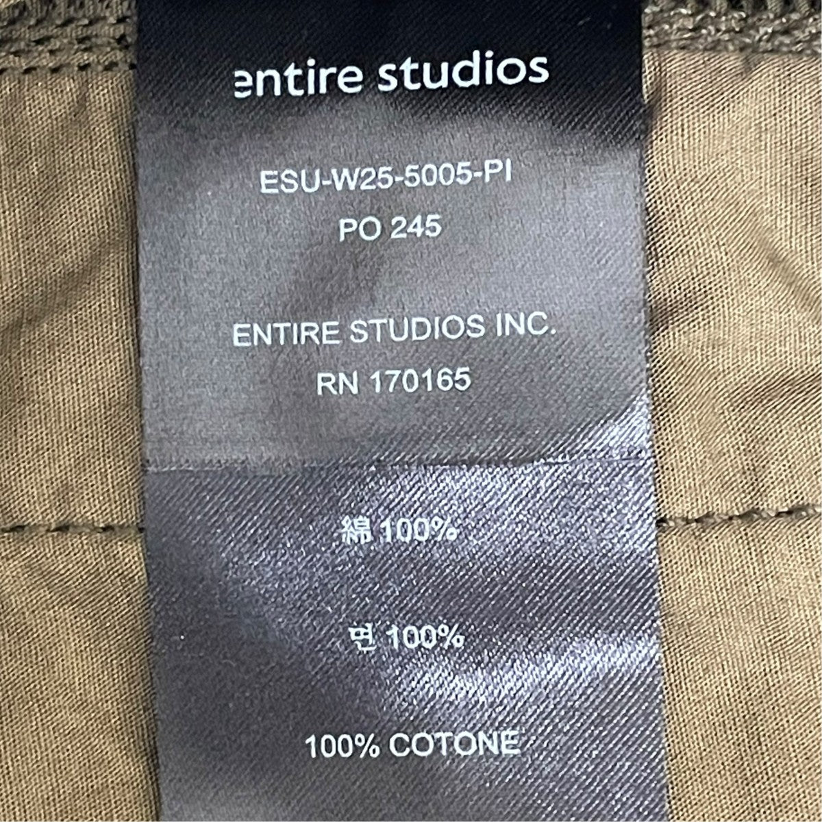 BOXING SHORTSハーフパンツESU-W25-5005-BLM