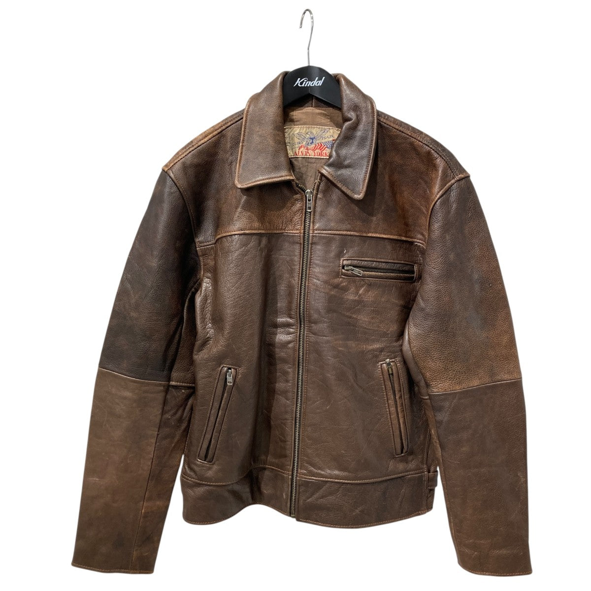 80sALVIN YORK フランス製レザージャケット