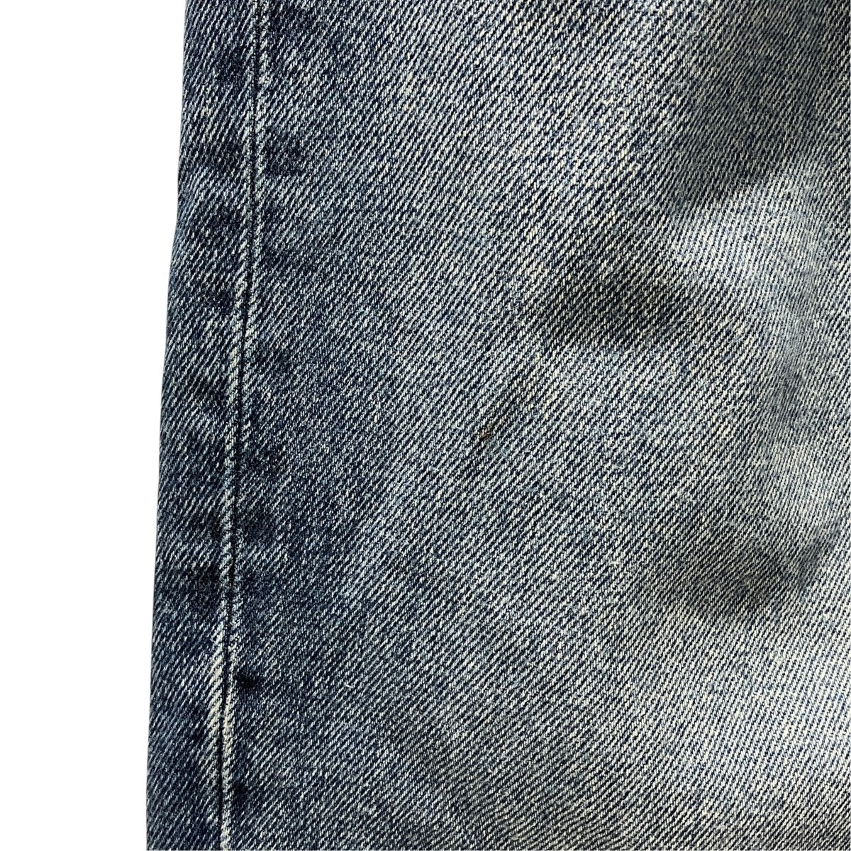 Landon Pant - Blue， Destroy wash， splatterデニムパンツI034733
