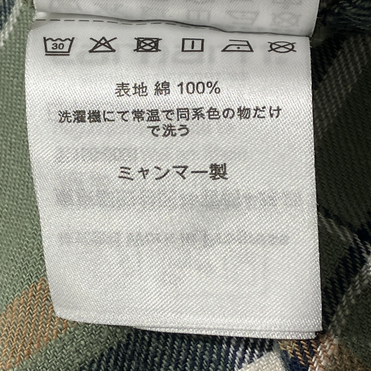 L／S SWENSON SHIRTチェックネルシャツI033032